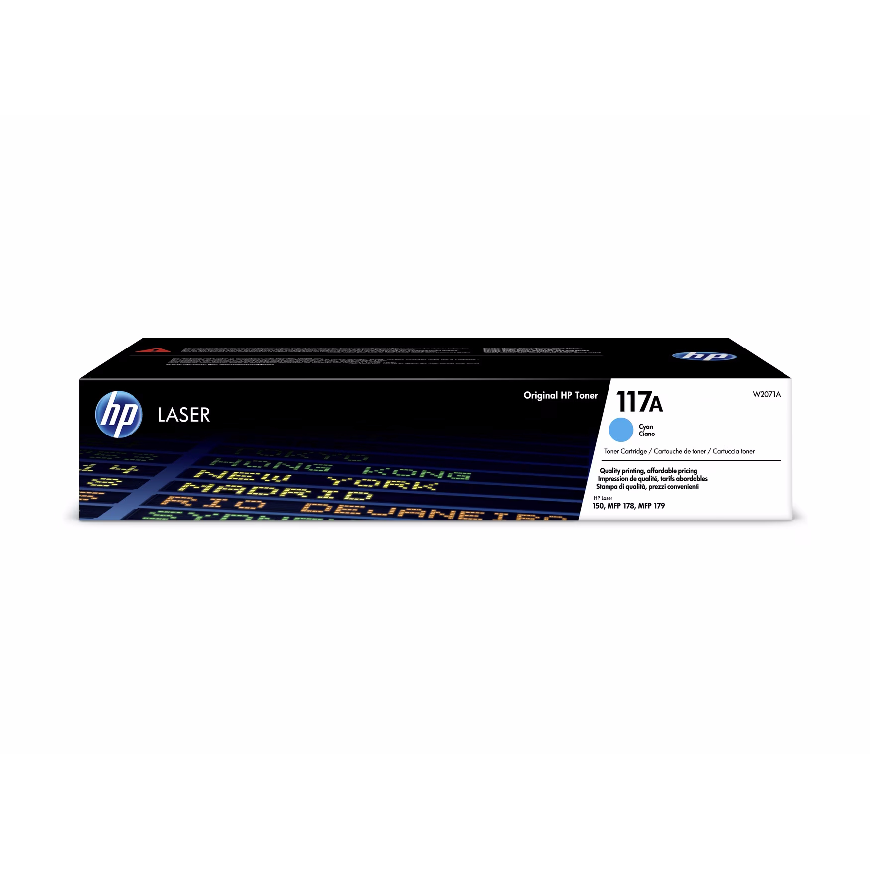 HP 117A W2071A Toner Cyan 700 Seiten Kompatibilität: HP Color Laser 150, MFP 178, MFP 179