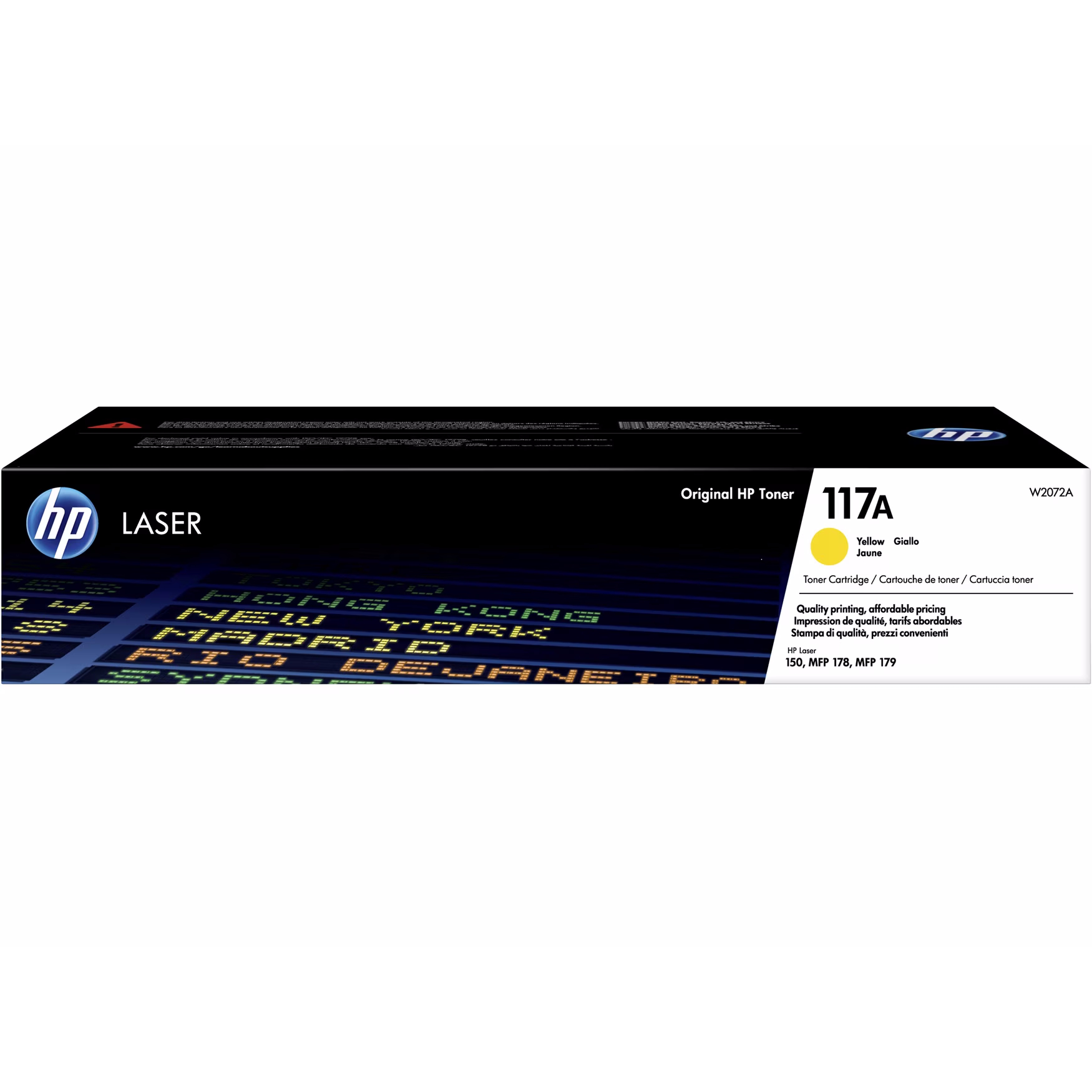 HP 117A W2072A Toner Gelb 700 Seiten Kompatibilität: HP Color Laser 150, MFP 178, MFP 179