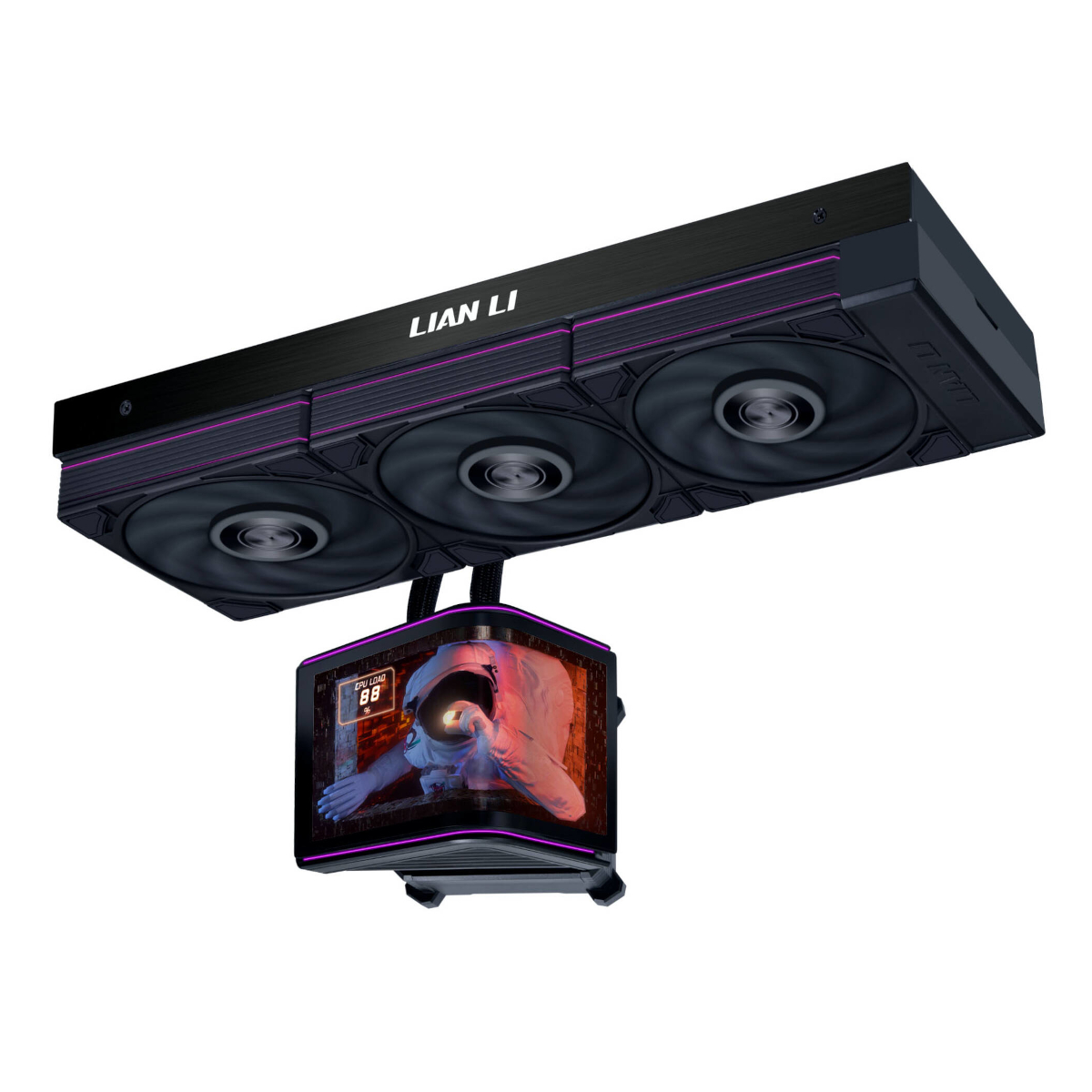 Lian Li HydroShift II OLED Curved 360P28 schwarz | AiO-Wasserkühlung