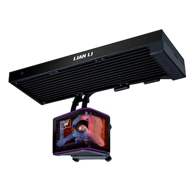 Lian Li HydroShift II OLED Curved 360Fanless schwarz | AiO-Wasserkühlung