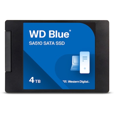 WD Blue SA510 SSD 4TB 2.5 Zoll SATA Interne Solid-State-Drive