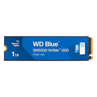 WD Blue SN5000 SSD 1TB M.2 PCIe Gen4 NVMe Internes Solid-State-Module