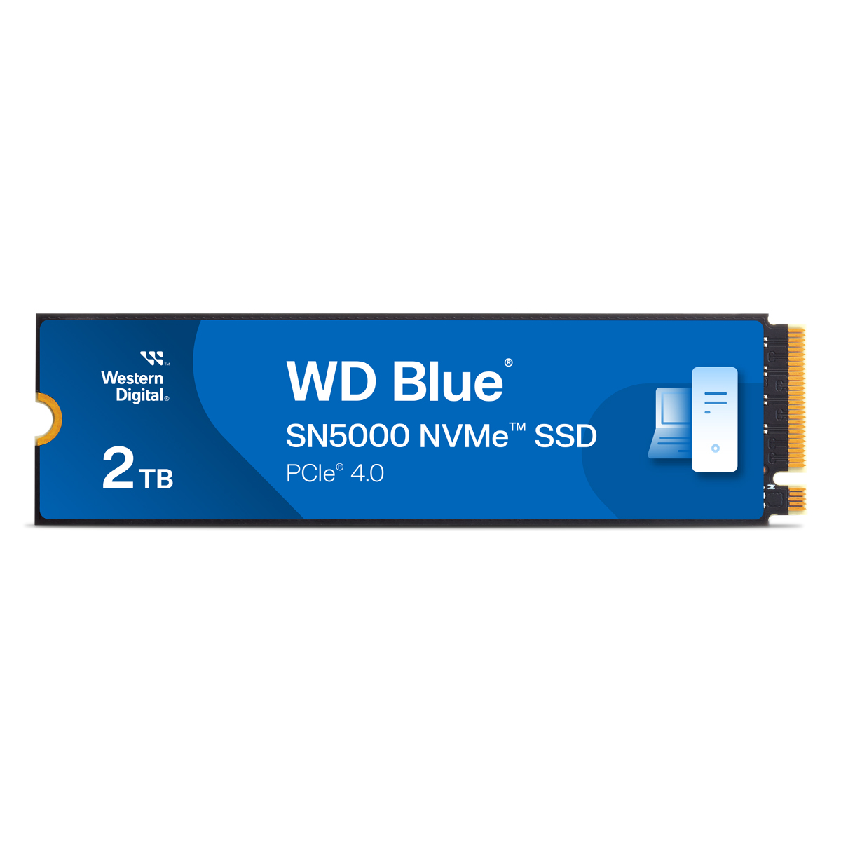 WD Blue SN5000 SSD 2TB M.2 PCIe Gen4 NVMe Internes Solid-State-Module