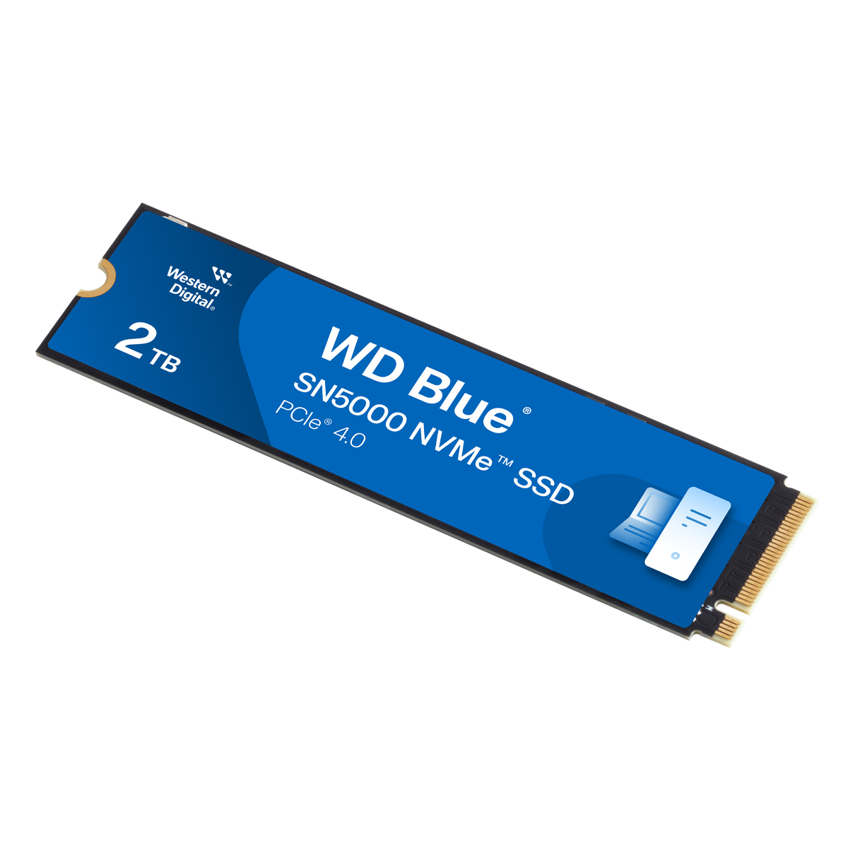 WD Blue SN5000 SSD 2TB M.2 PCIe Gen4 NVMe - Solid-State-Drive