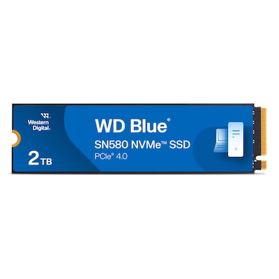 WD Blue SN580 SSD 2TB M.2 PCIe Gen4 NVMe Internes Solid-State-Module