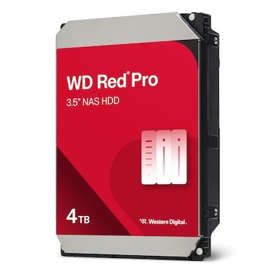Thumbnail - Western Digital WD Red Pro 4TB 3.5 Zoll SATA Interne NAS Festplatte (CMR)