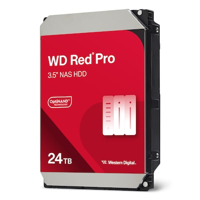 Western Digital WD Red Pro 24TB 3.5 Zoll SATA Interne NAS Festplatte (CMR)