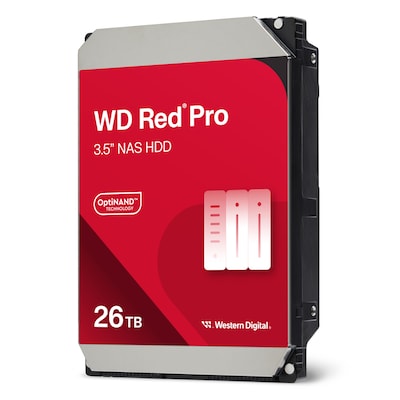 Western Digital WD Red Pro 26TB 3.5 Zoll SATA Interne NAS Festplatte (CMR)