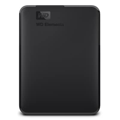 WD Elements Portable 1TB Schwarz Externe Festplatte, USB 3.2 Gen 1x1
