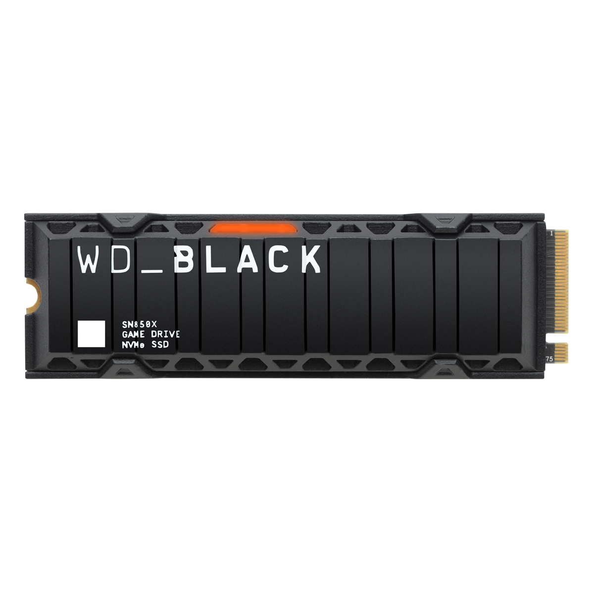 WD_BLACK SN850X Heatsink SSD 2TB M.2 2280 PCIe Gen4 NVMe Internes Solid-State-Module mit Kühlkörper