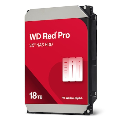 Western Digital WD Red Pro 18TB 3.5 Zoll SATA Interne NAS Festplatte (CMR)