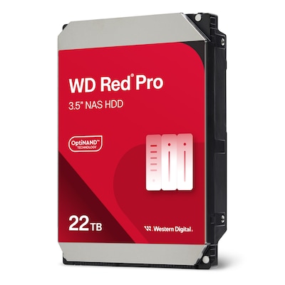 Thumbnail - Western Digital WD Red Pro 22TB 3.5 Zoll SATA Interne NAS Festplatte (CMR)