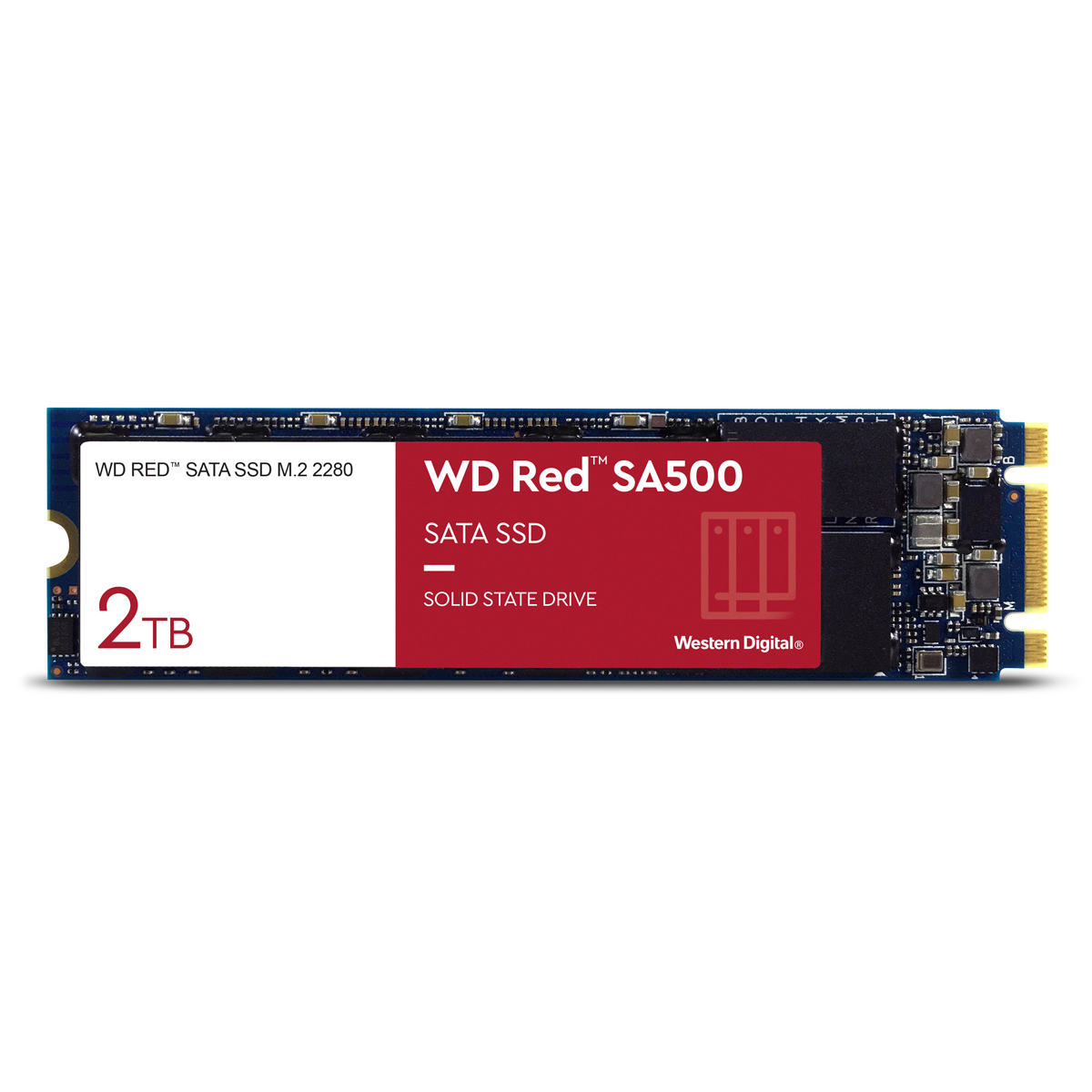 Thumbnail - WD Red SA500 SSD 2TB M.2 2280 SATA - internes Solid-State-Module