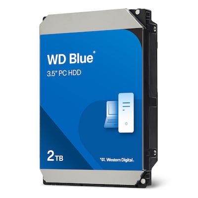 Western Digital WD Blue Desktop 2TB 3.5 Zoll SATA Interne PC Festplatte (SMR)