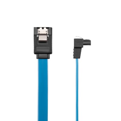 Thumbnail - Sonero SATA III 6Gb/s Kabel - 0,50m - gewinkelt - blau