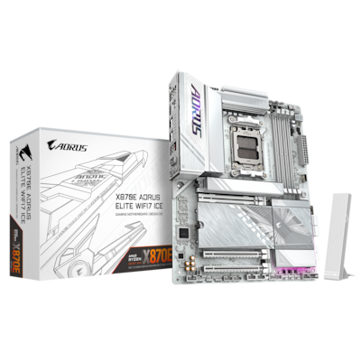 GIGABYTE X870E AORUS Elite WIFI7 ICE Mainboard Sockel AM5