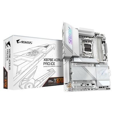 Thumbnail - GIGABYTE X870E AORUS Pro ICE Mainboard Sockel AM5