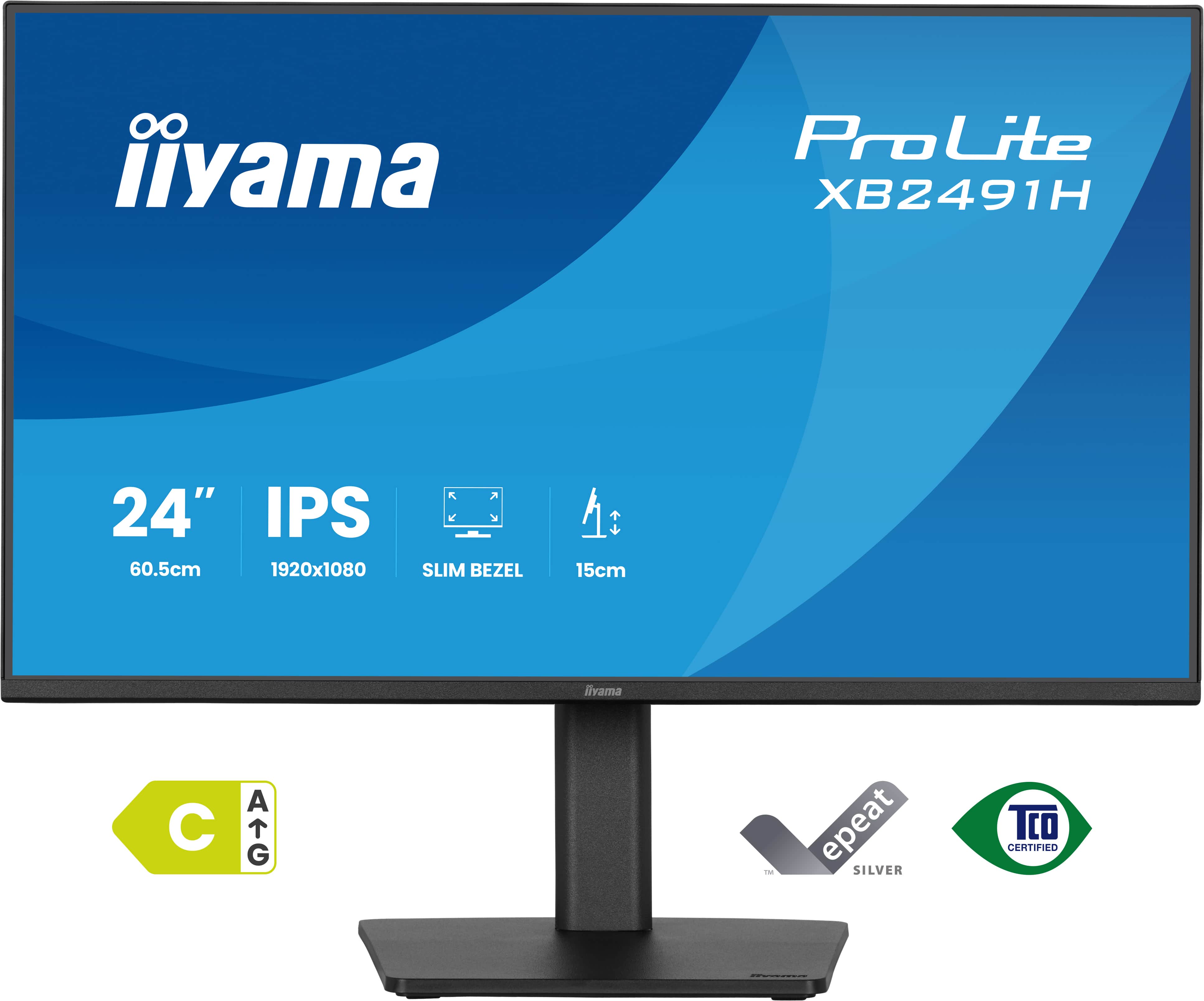 Image of 24" iiyama ProLite XB2491H-B1 - LED monitor - Full HD (1080p) - 24"