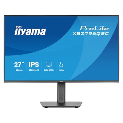 iiyama ProLite XB2796QSC-B1 Computerbildschirm 68,6 cm (27") 2560 x 1440 Pixel Quad HD LED Schwarz