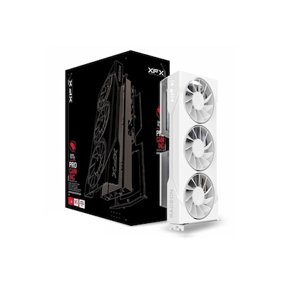XFX Radeon RX 9060XT Swift Triple Fan OC White 16GB - 16GB GDDR6, 2x HDMI, 2x DP