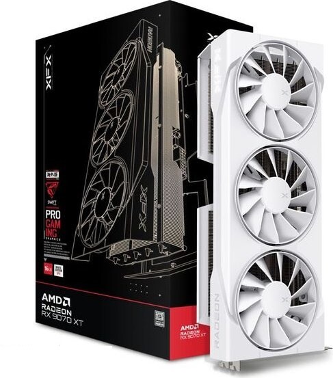 XFX Swift RX 9070 XT White Triple Fan Edition
