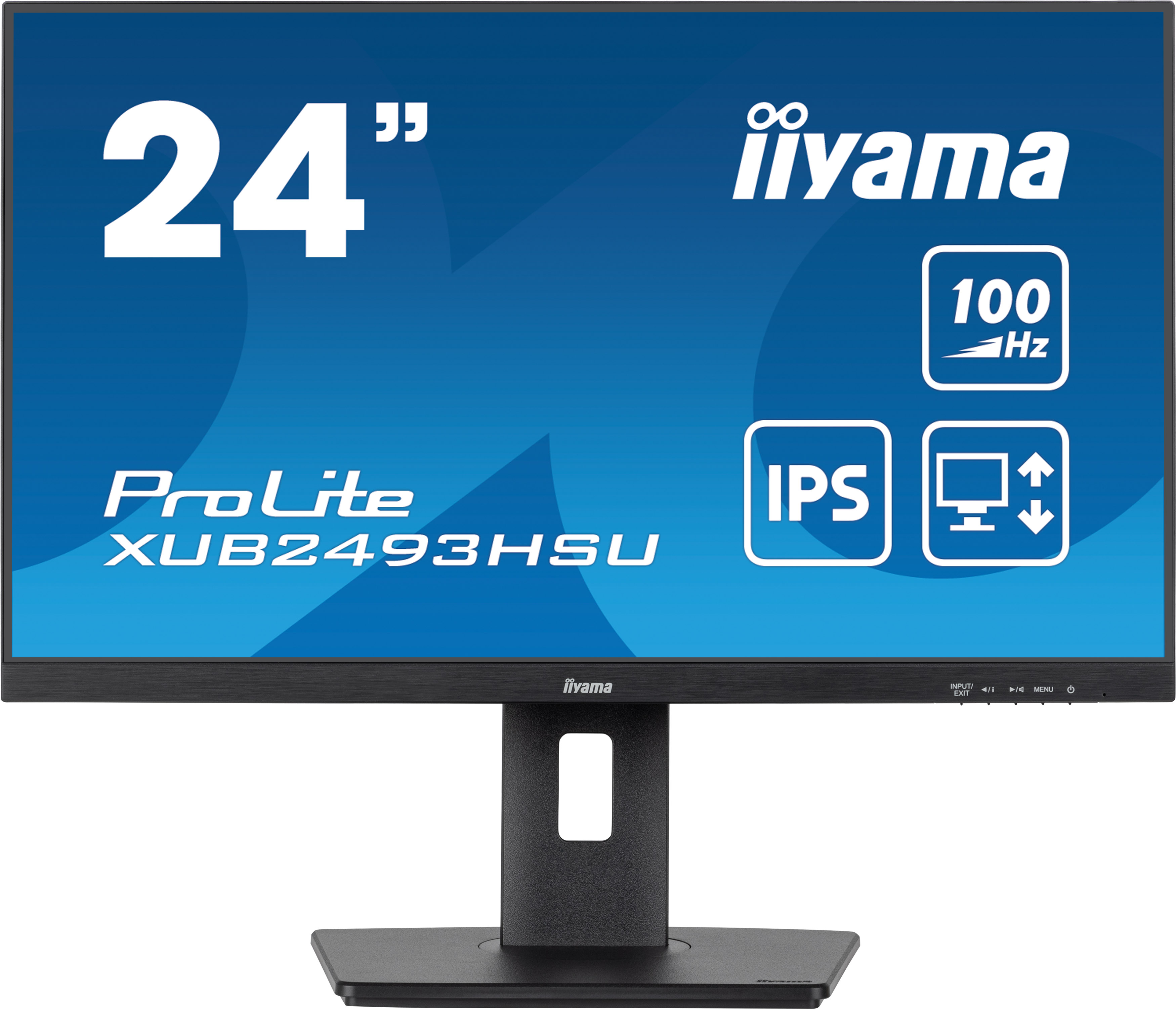 Iiyama ProLite XUB2493HSU-B7 B-Ware - 60,5 cm (23,8") IPS-Panel, Höhenverstellung