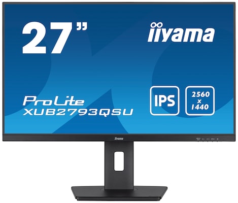 Iiyama ProLite XUB2793QSU-B7 Office Monitor 27" (68.6 cm) ,IPS, USB-Hub, 100Hz Bildwiederholrate