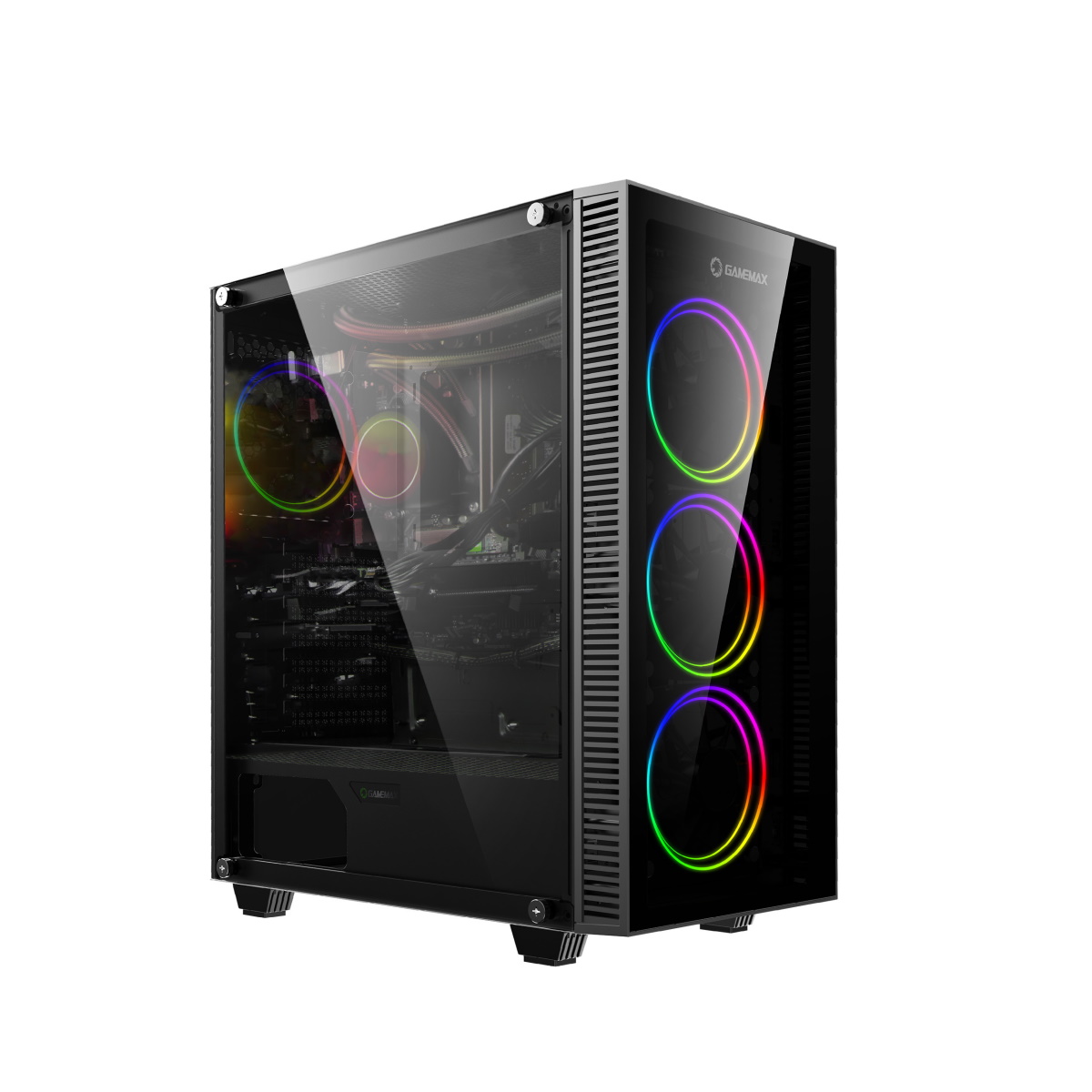 Hyrican Draco XD 7477 AMD Ryzen 5 5700X, 32GB RAM, 1TB M.2 SSD, NVIDIA RTX 4070 (12GB GDDR6), Windows 11 Home