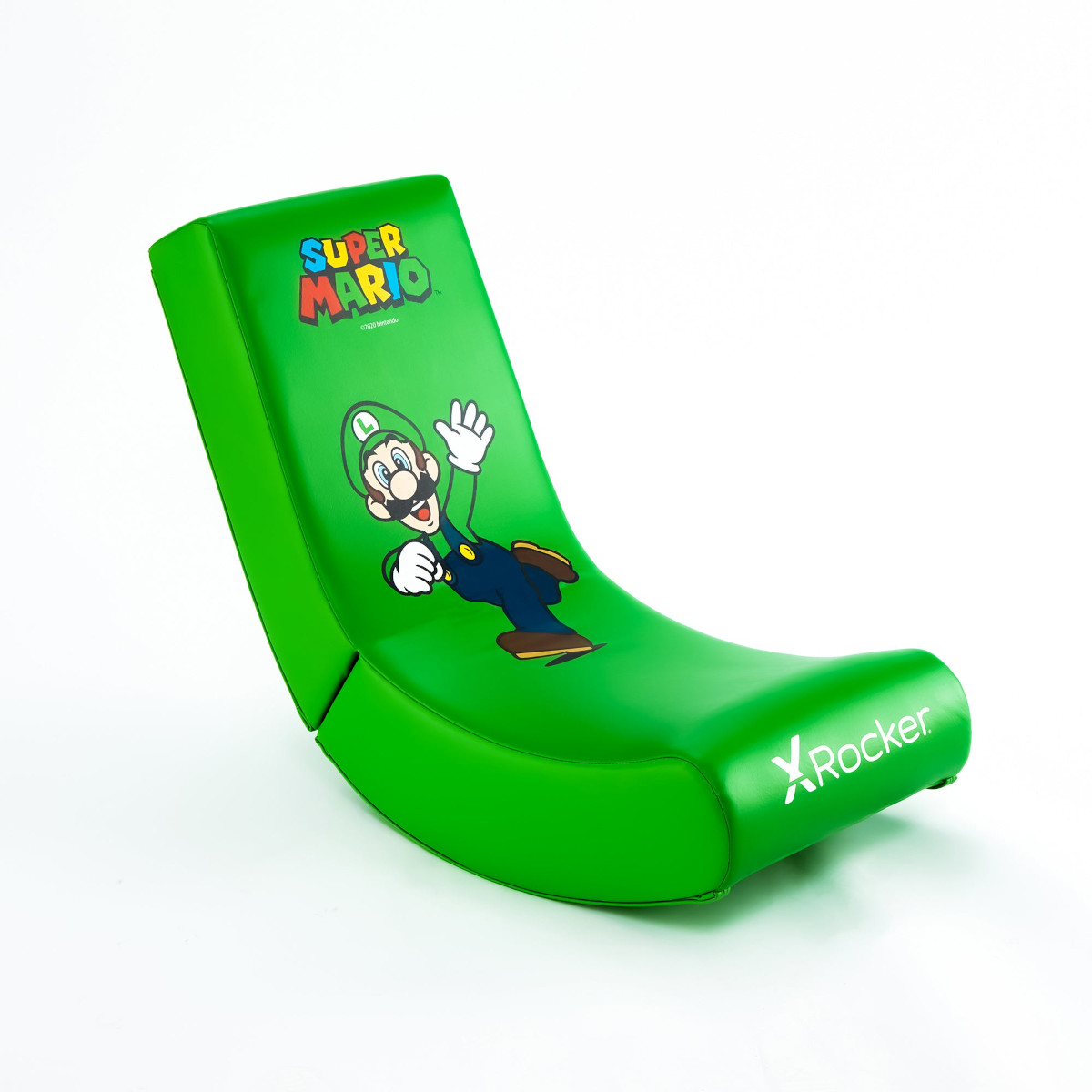 Xrocker X Rocker Nintendo Super Mario Video Rocker Luigi lizensierter Gaming Bodensessel für Kinder & Jugendliche - Luigi Design