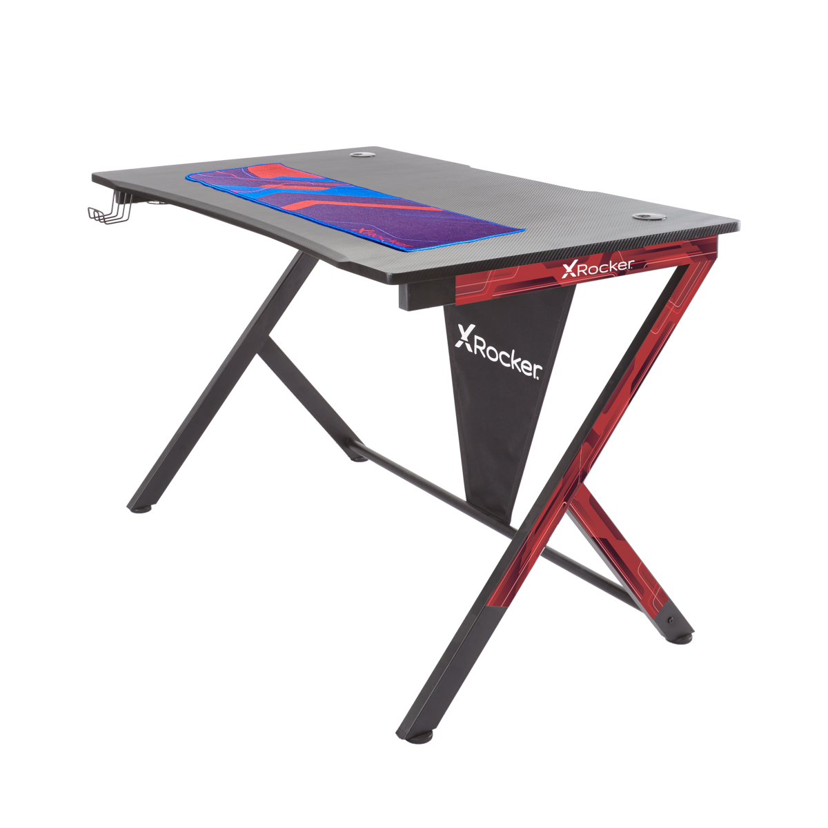 Xrocker X Rocker Ocelot Gaming Schreibtisch mit Mousepad
