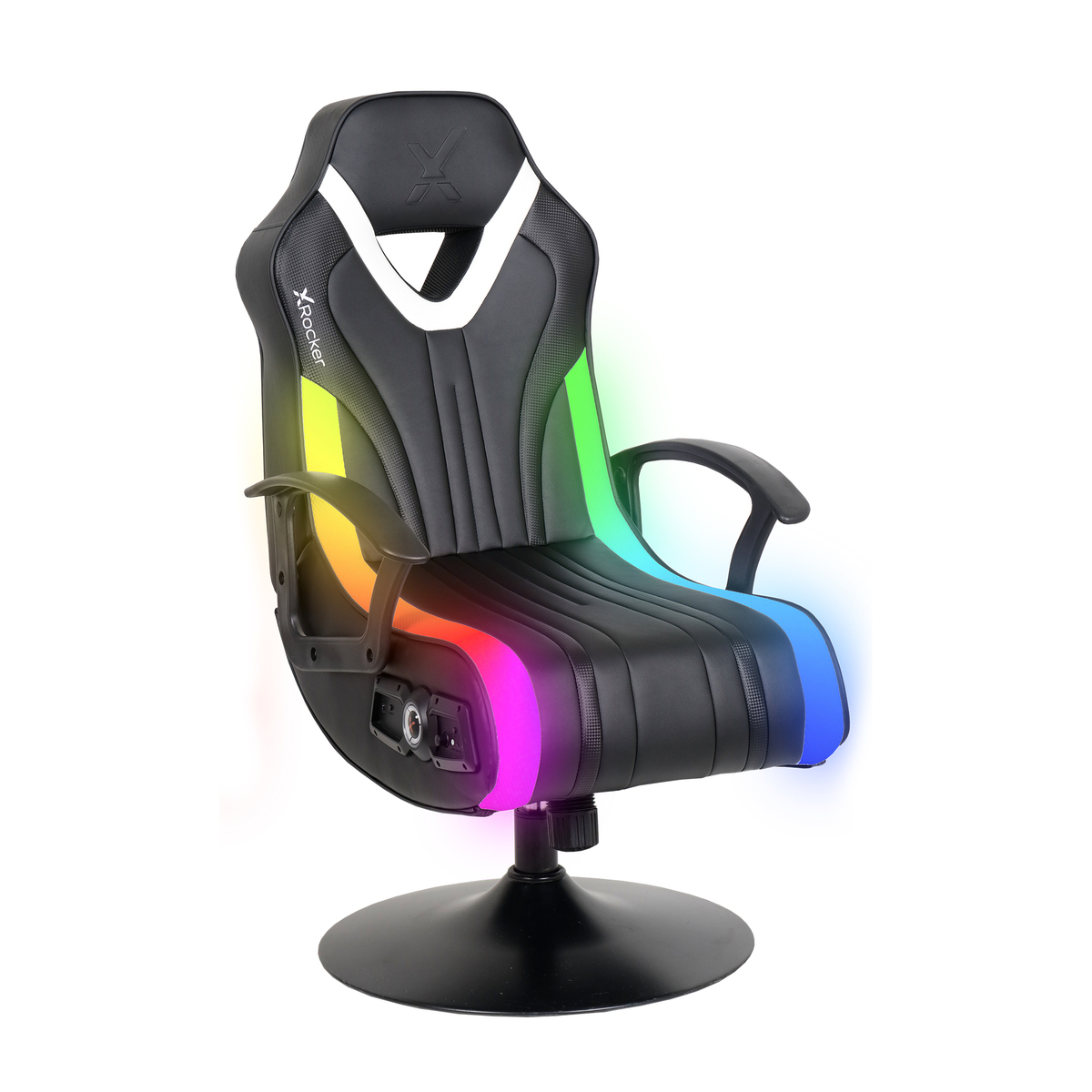 Xrocker X Rocker Fury 2.1 RGB Junior Gaming & Entertainment Sessel für Kinder & Jugendliche mit RGB-Beleuchtung