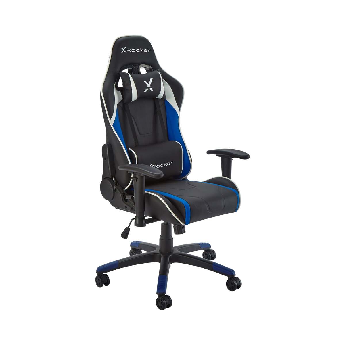 Xrocker X Rocker Agility Compact Gaming Schreibtischstuhl für Kinder & Jugendliche - Schwarz/Blau