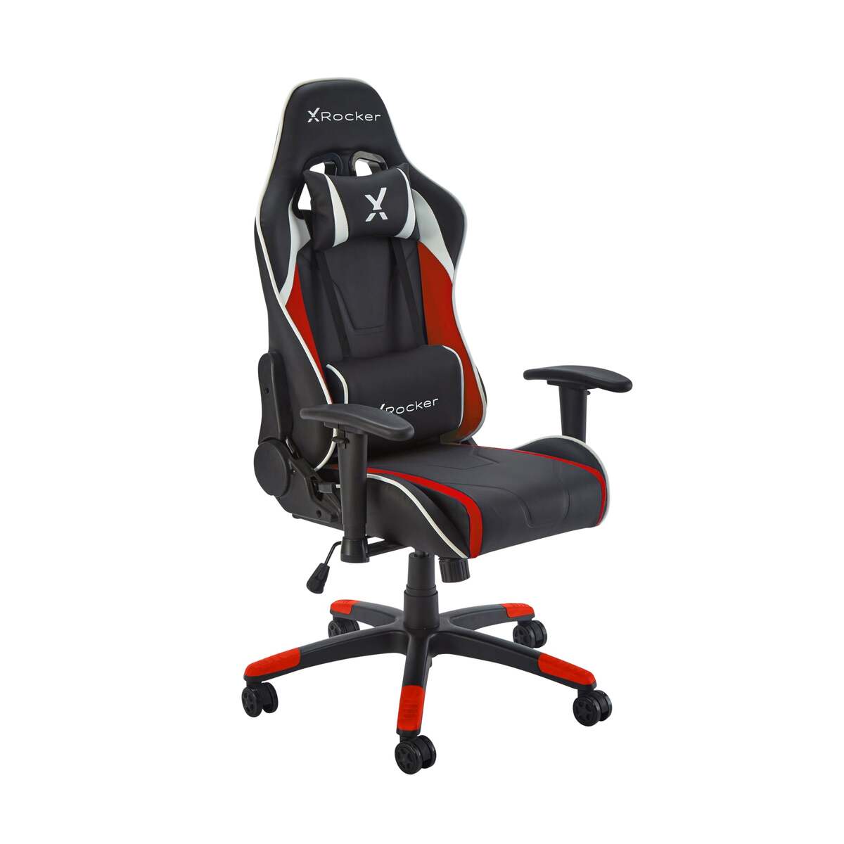 Xrocker X Rocker Agility Compact Gaming Schreibtischstuhl für Kinder & Jugendliche - Schwarz/Rot