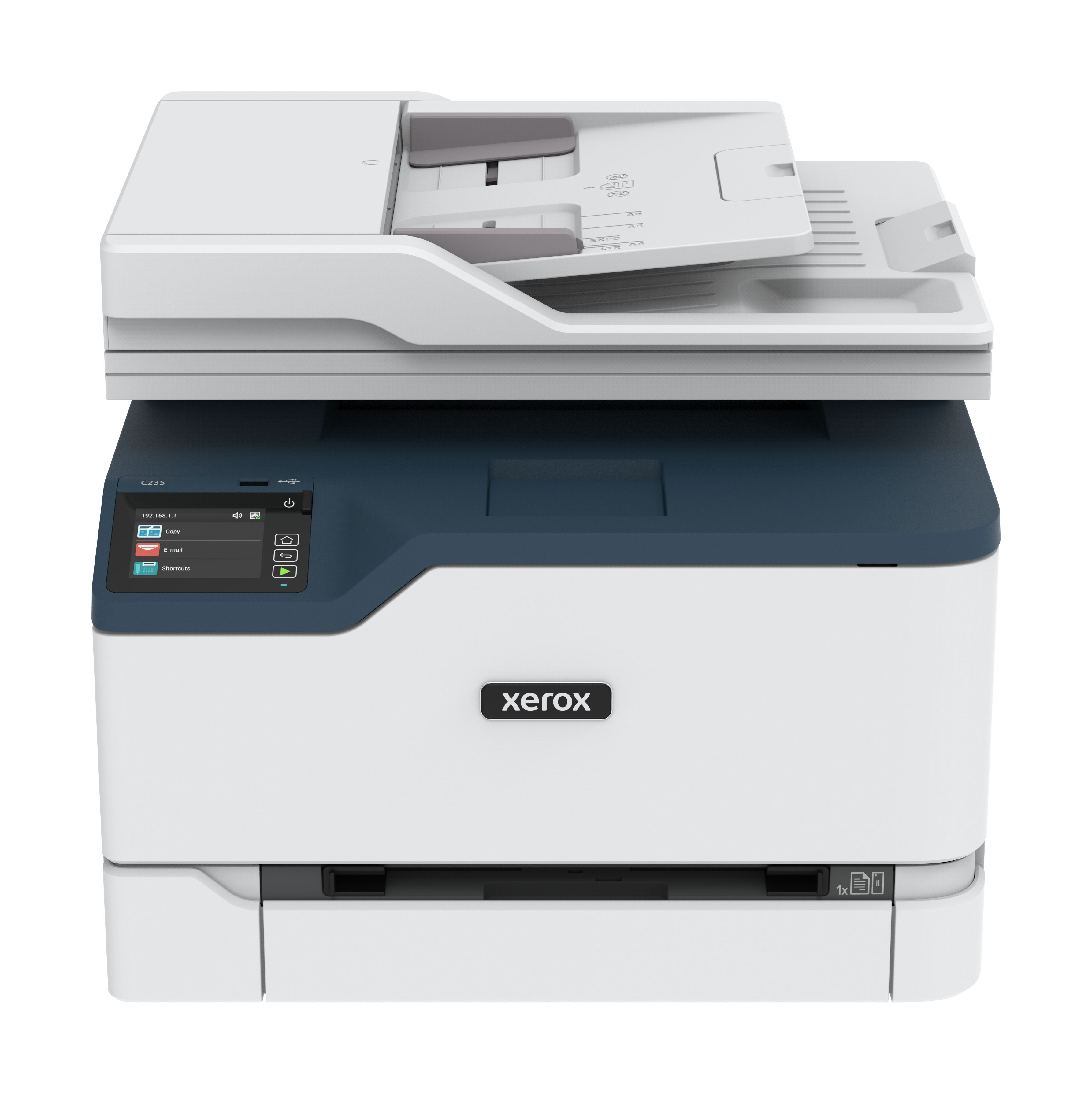 Xerox C235 Laser-Multifunktionsgerät Farbe Xerox C235/DNI, A4, Laser, Farbdruck, Kopieren/Drucken/Scannnen/Faxen, 600 x ...
