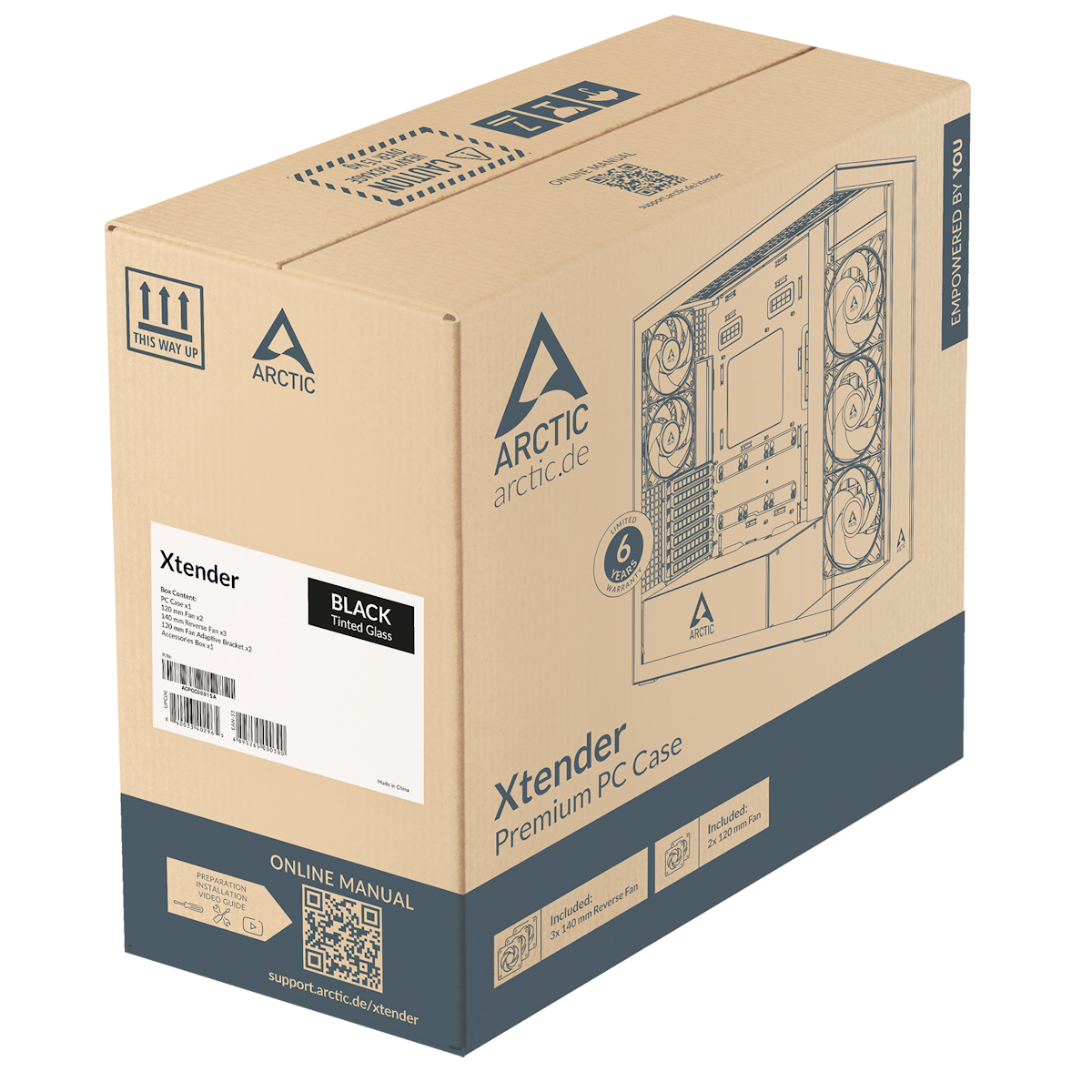 ARCTIC Xtender Black | PC-Gehäuse Gehäuse Produkt Bild 9