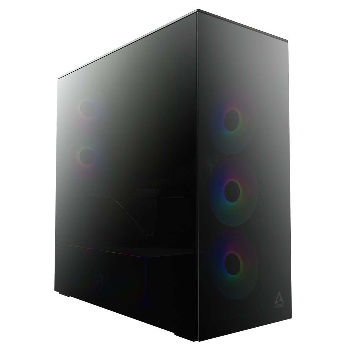 ARCTIC Xtender VG Mirror Black | PC-Gehäuse