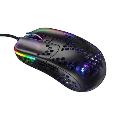 Thumbnail - XTRFY MZ Zy's Rail Gaming Maus - Ergonomisch, Optisch, Schwarz
