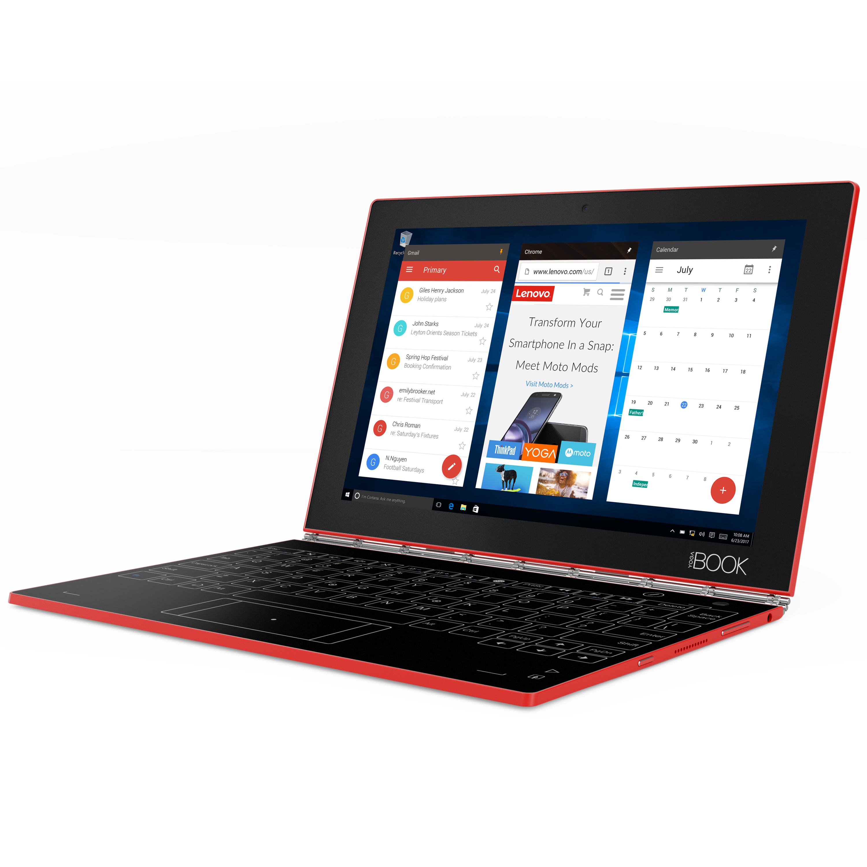 Lenovo　YB1-X91L Lenovo Yoga Book Windows YB1-X91L, weiß, 128GB Flash, LTE