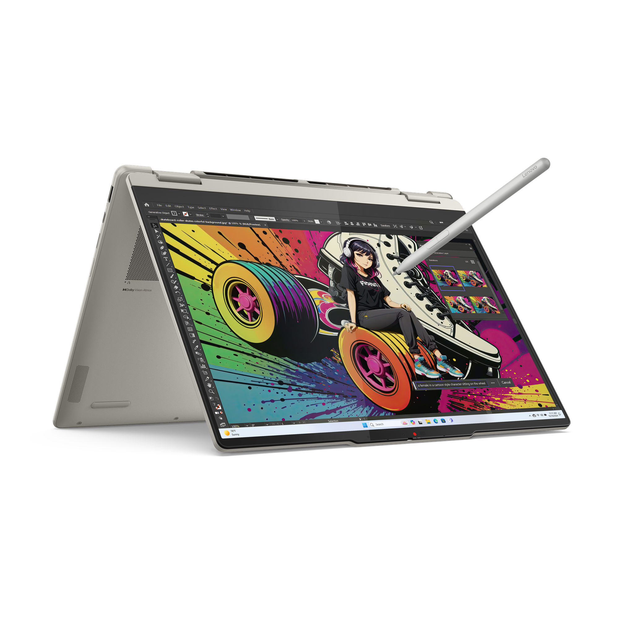 Lenovo Yoga 7 2-in-1 (FL) - 83JR0016GE-CAMPUS 14" WUXGA OLED Touch, AMD Ryzen AI 7 - 350, 16GB RAM, 1TB SSD, FreeDOS, Ca...