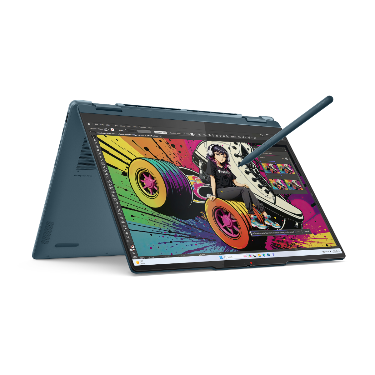 Lenovo Yoga 7 2-in-1 83JR002UGE - 14" WUXGA OLED, AMD Ryzen™ AI 5-340, 16GB RAM, 512 GB SSD, Windows 11