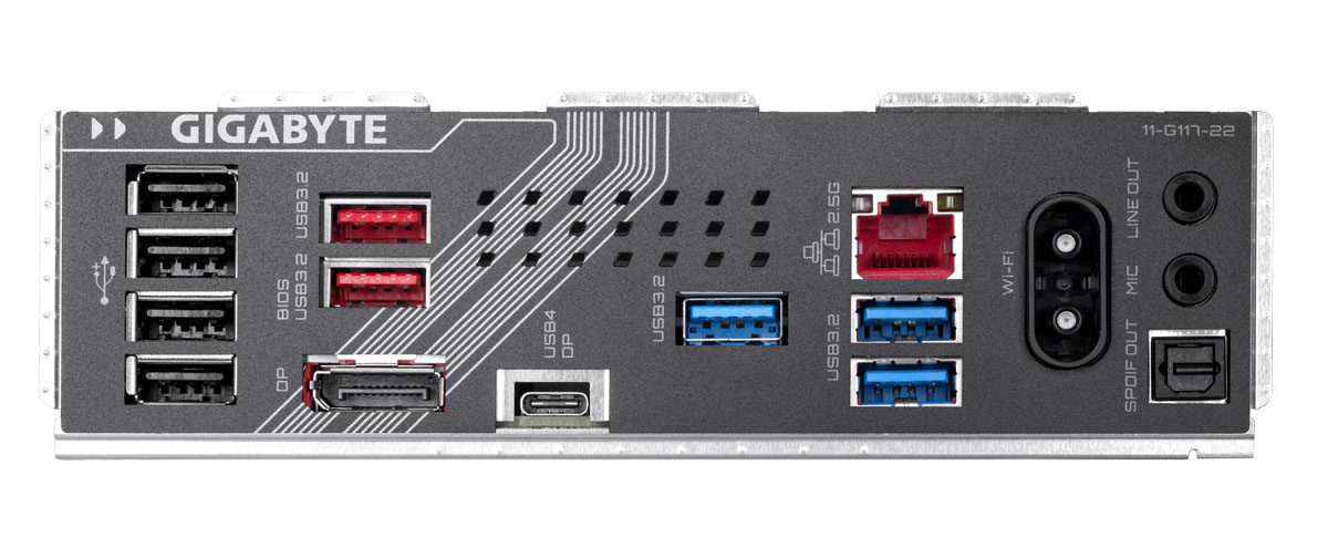 GIGABYTE Z890 GAMING X WIFI7 Mainboard Mainboards Produkt Bild 4