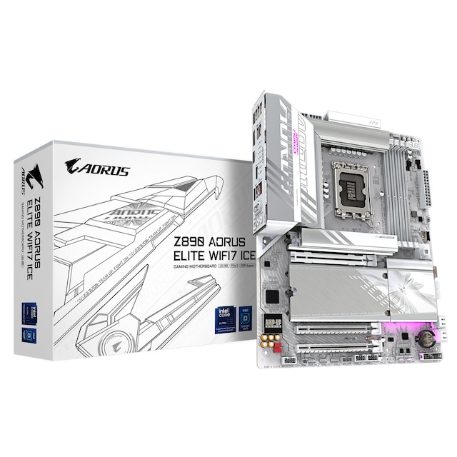 Gigabyte Z890 Aorus Elite WiFi7 Ice motherboard