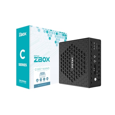 Zotac ZBOX CI337 nano Intel Celeron N100, 1x DDR5 SO-DIMM, 1x M.2, 1x SATA 6Gb/?s, UHD Grafik, oOS