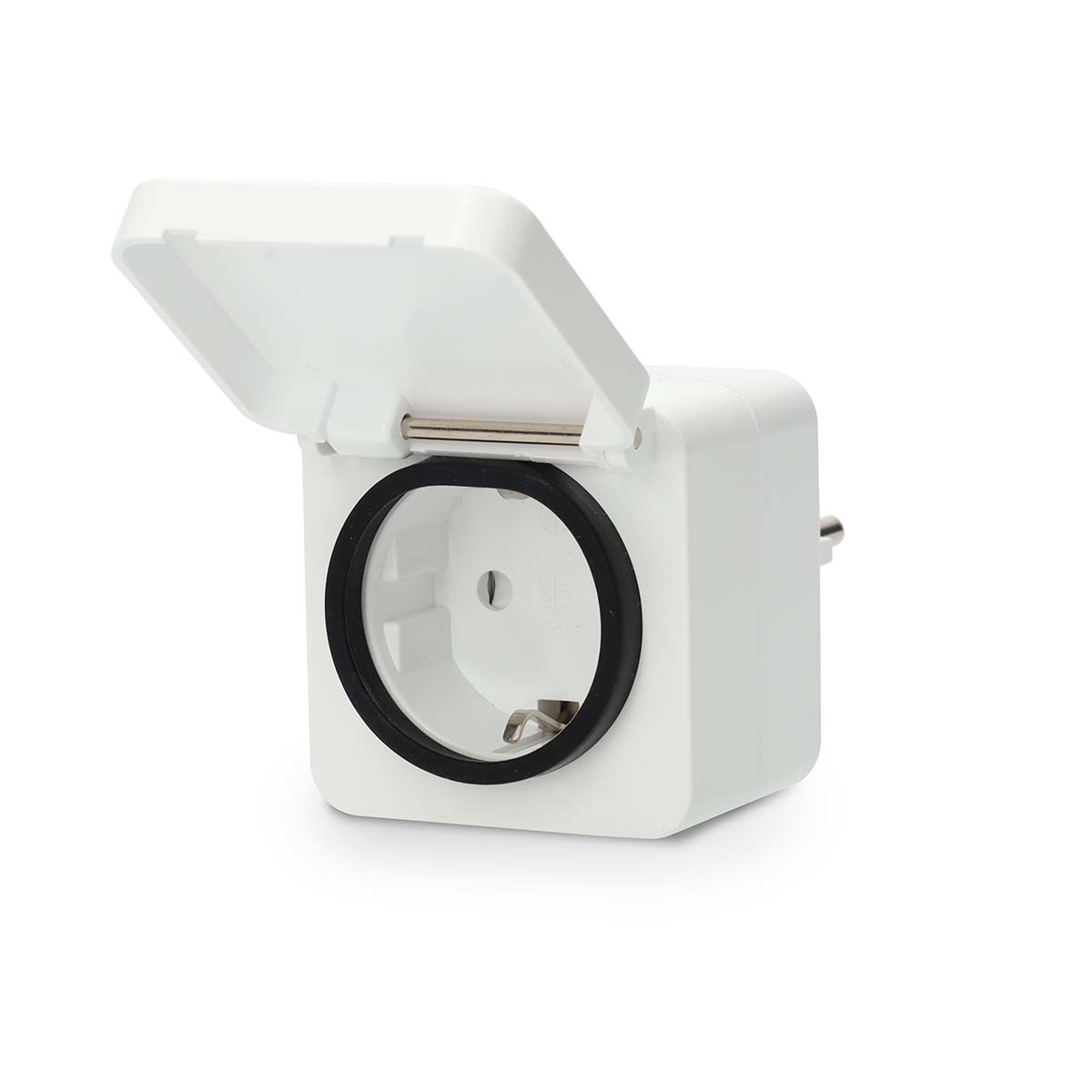 Nedis SmartLife Outdoor Stecker Zigbee 3.0 | IP44 | Leistungsmesser | 3680 W | Type F (CEE 7/7) | -10 - 40 °C | Android™ / IOS | Weiss | 1 Stück Heimautomatisierung Produkt Bild 3