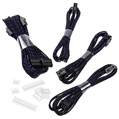 PHANTEKS Verlängerungskabel-Set 500mm - schwarz/blau
