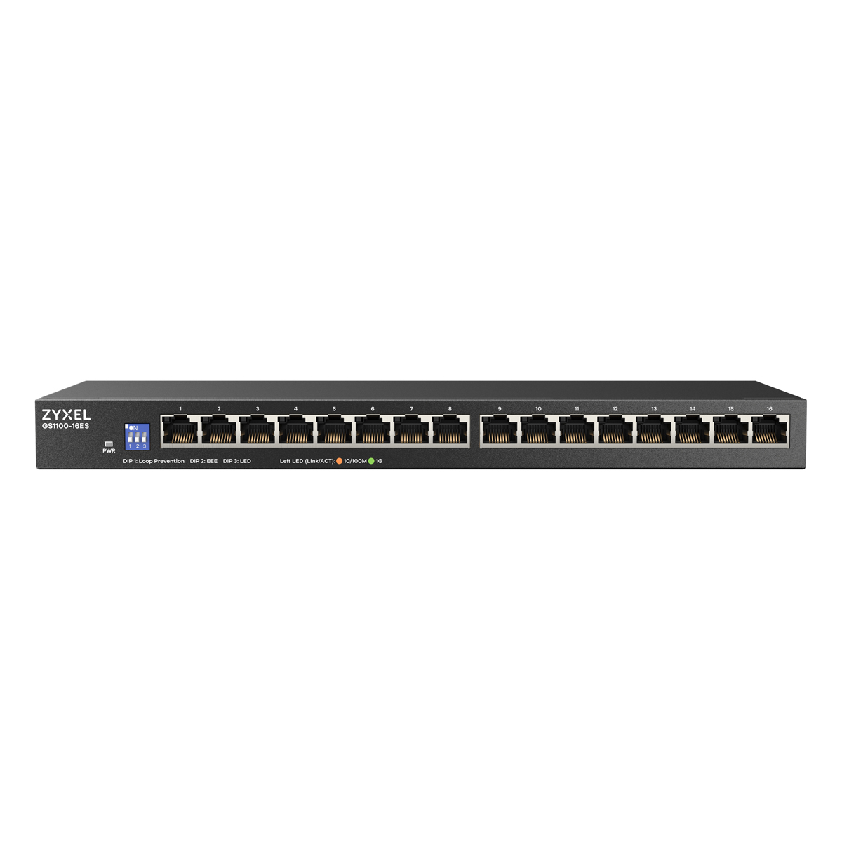 Zyxel 16-Port Gigabit Unmanaged Switch Slimline mit DIP Sele