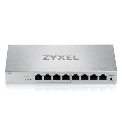 Zyxel GS1200-8HPv3 Smart Managed Switch 8x Gigabit Ethernet (4x PoE+, max. 68W)