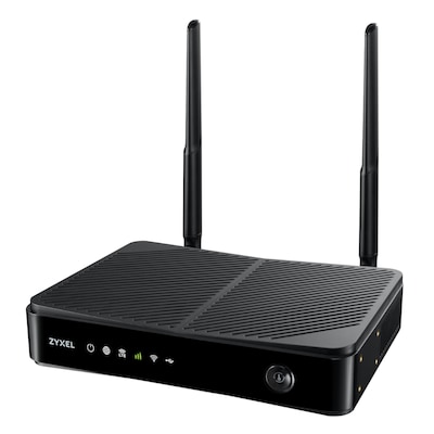 Zyxel LTE3301-PLUS 4G LTE Indoor Router LTE DL bis zu 300 Mbit/s, WiFi 5 (WLAN AC) bis zu 1.200 Mbit/s, 4x 1G LAN