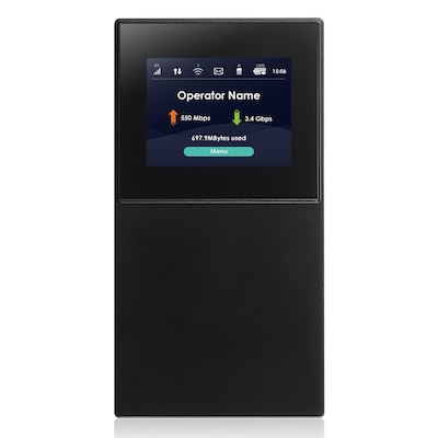 Zyxel NR2301 Mobiler 5G WiFi 6 Router 5G (bis zu 3,4 Gbit/s), WLAN AX (bis zu 1,9 Gbit/s), 4.500mAh Akku