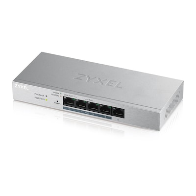 Zyxel GS1200-5HP v2 Managed Gigabit Ethernet (10/100/1000) Power over Ethernet (PoE) Grau